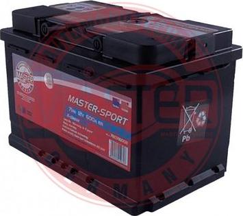 MASTER-SPORT 780716002 - Стартерна акумуляторна батарея, АКБ autozip.com.ua