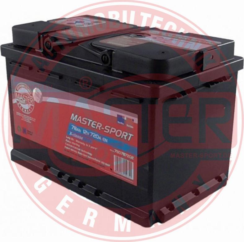 MASTER-SPORT 780787202 - Стартерна акумуляторна батарея, АКБ autozip.com.ua