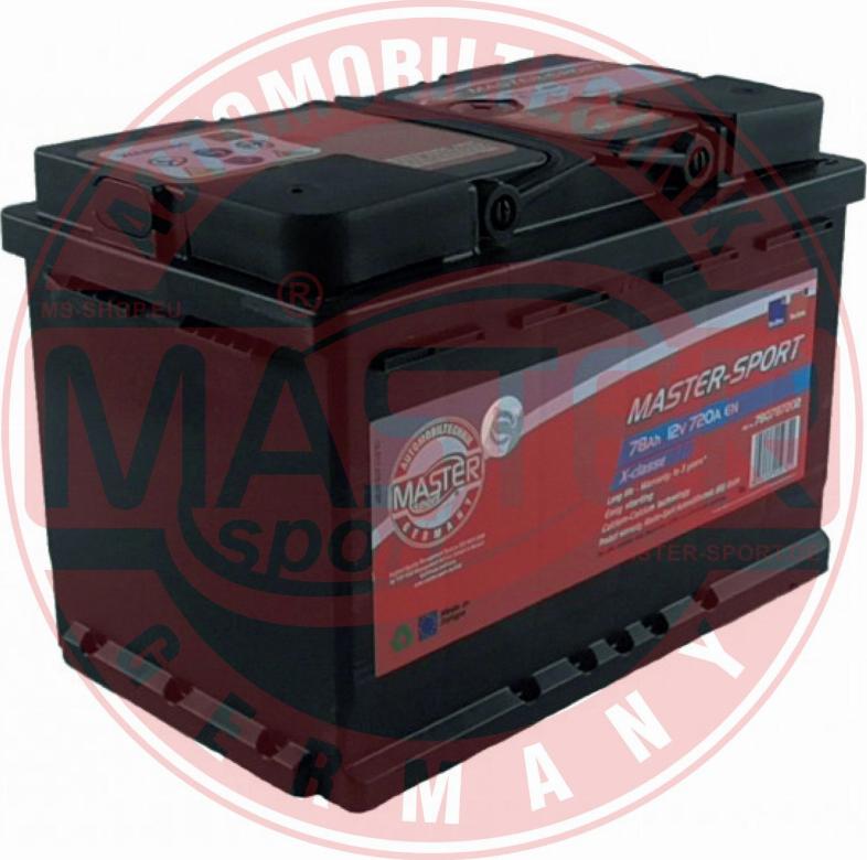MASTER-SPORT 780787202 - Стартерна акумуляторна батарея, АКБ autozip.com.ua