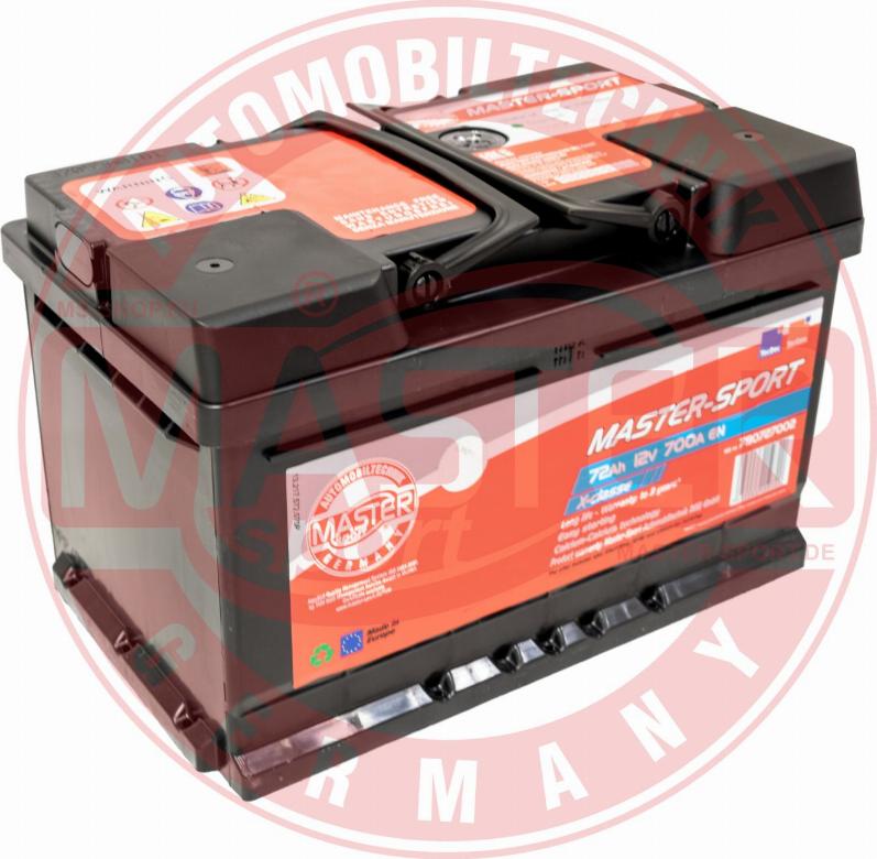 MASTER-SPORT 780727002 - Стартерна акумуляторна батарея, АКБ autozip.com.ua