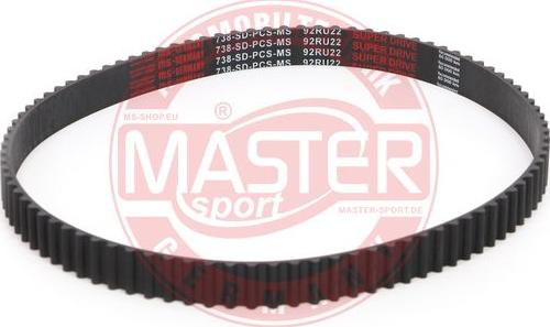 MASTER-SPORT 738-SD-PCS-MS - Ремінь ГРМ autozip.com.ua