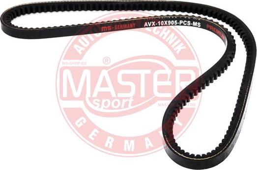 MASTER-SPORT AVX-10X905-PCS-MS - Клиновий ремінь autozip.com.ua