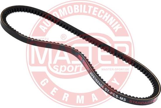 MASTER-SPORT AVX-10X666-ST-PCS-MS - Клиновий ремінь autozip.com.ua