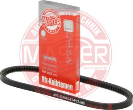 MASTER-SPORT AVX-10X615-PCS-MS - Клиновий ремінь autozip.com.ua