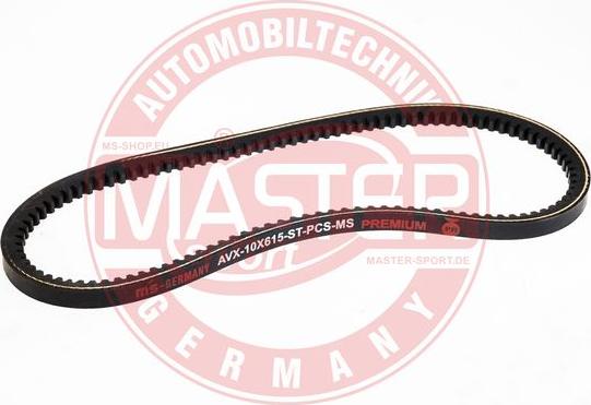MASTER-SPORT AVX-10X615-PCS-MS - Клиновий ремінь autozip.com.ua