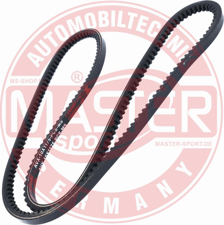 MASTER-SPORT AVX-10X1175-PCS-MS - Клиновий ремінь autozip.com.ua