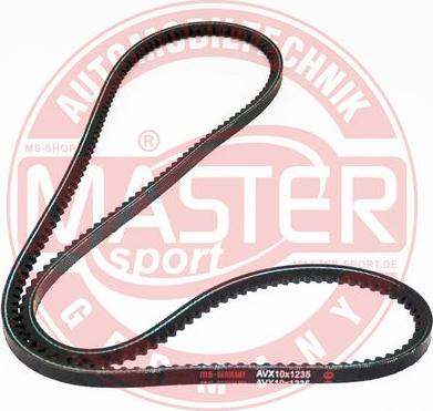 MASTER-SPORT AVX-10X1235-PCS-MS - Клиновий ремінь autozip.com.ua