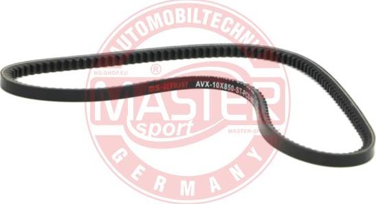 MASTER-SPORT AVX-10X850-ST-PCS-MS - Клиновий ремінь autozip.com.ua