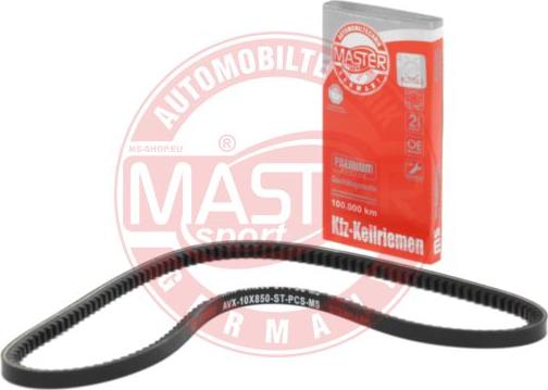 MASTER-SPORT AVX-10X850-ST-PCS-MS - Клиновий ремінь autozip.com.ua