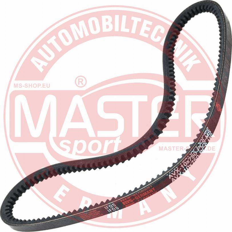 MASTER-SPORT AVX-10X750-PCS-MS - Клиновий ремінь autozip.com.ua