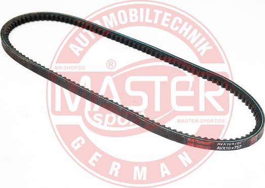 MASTER-SPORT AVX-10X757-PCS-MS - Клиновий ремінь autozip.com.ua
