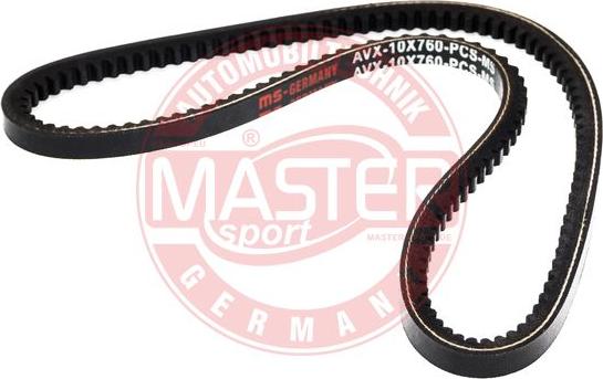 MASTER-SPORT AVX-10X760-PCS-MS - Клиновий ремінь autozip.com.ua