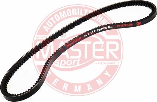 MASTER-SPORT AVX-10X780-PCS-MS - Клиновий ремінь autozip.com.ua