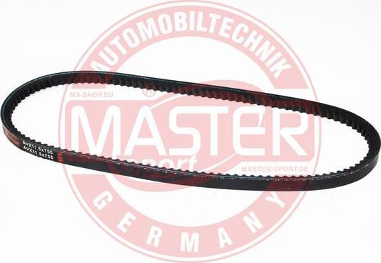 MASTER-SPORT AVX-11.5X755-PCS-MS - Клиновий ремінь autozip.com.ua