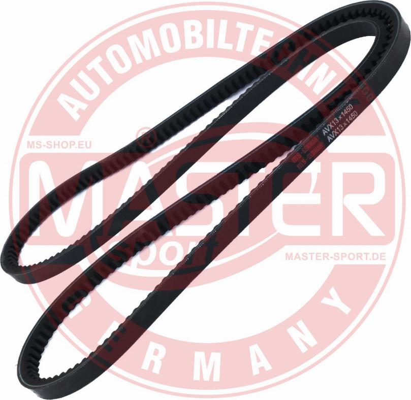 MASTER-SPORT AVX-13X1450-PCS-MS - Клиновий ремінь autozip.com.ua