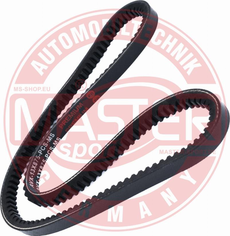 MASTER-SPORT AVX-13X875-PCS-MS - Клиновий ремінь autozip.com.ua