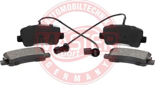 MASTER-SPORT K6048582 - Гальмівні колодки, дискові гальма autozip.com.ua