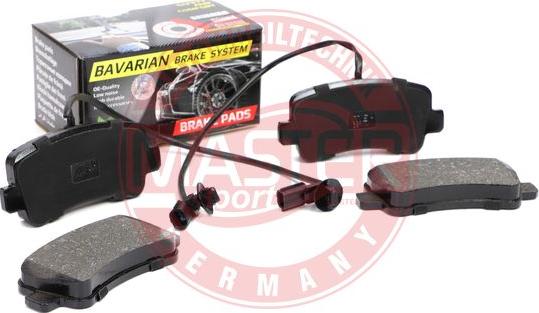 MASTER-SPORT K6048582 - Гальмівні колодки, дискові гальма autozip.com.ua