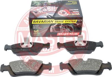 MASTER-SPORT K6054052 - Гальмівні колодки, дискові гальма autozip.com.ua