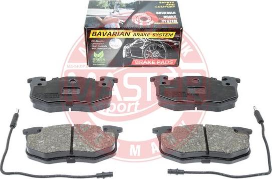 MASTER-SPORT K6039532 - Гальмівні колодки, дискові гальма autozip.com.ua