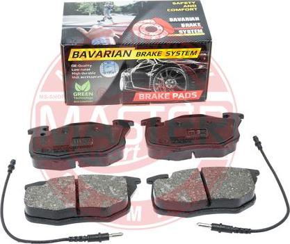 MASTER-SPORT K6039112 - Гальмівні колодки, дискові гальма autozip.com.ua