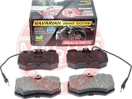 MASTER-SPORT K6029562 - Гальмівні колодки, дискові гальма autozip.com.ua