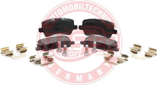 MASTER-SPORT K6027222 - Гальмівні колодки, дискові гальма autozip.com.ua