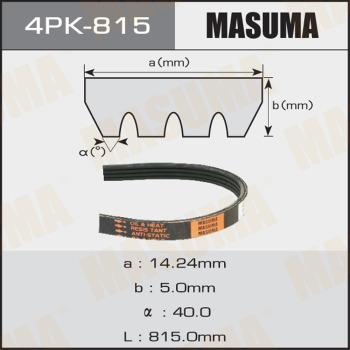 MASUMA 4PK815 - Поліклиновий ремінь autozip.com.ua