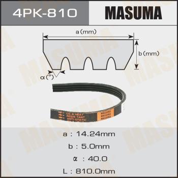MASUMA 4PK-810 - Поліклиновий ремінь autozip.com.ua