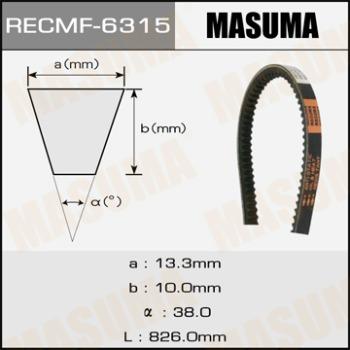 MASUMA 6315 - Поліклиновий ремінь autozip.com.ua