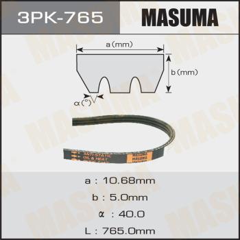 MASUMA 3PK765 - Поліклиновий ремінь autozip.com.ua