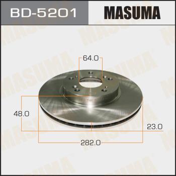 MASUMA BD-5201 - Гальмівний диск autozip.com.ua