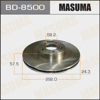 MASUMA BD-8500 - Гальмівний диск autozip.com.ua
