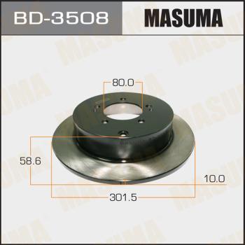MASUMA BD-3508 - Гальмівний диск autozip.com.ua