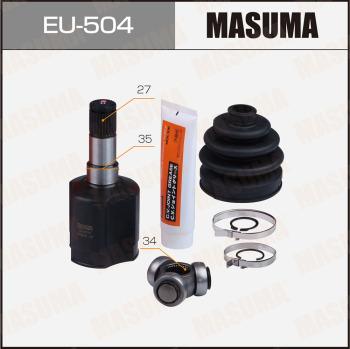 MASUMA EU-504 - Шарнірний комплект, ШРУС, приводний вал autozip.com.ua