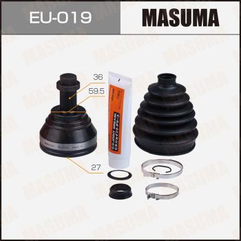 MASUMA EU-019 - Шарнір, ШРУС, приводний вал autozip.com.ua