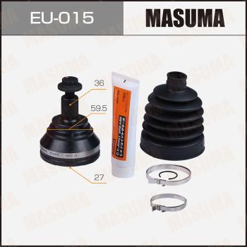 MASUMA EU-015 - Шарнір, ШРУС, приводний вал autozip.com.ua