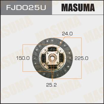 MASUMA FJD025U - Диск зчеплення autozip.com.ua
