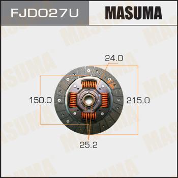 MASUMA FJD027U - Диск зчеплення autozip.com.ua