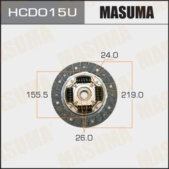 MASUMA HCD015U - Диск зчеплення autozip.com.ua