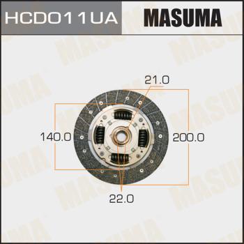 MASUMA HCD011UA - Диск зчеплення autozip.com.ua
