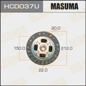 MASUMA HCD037U - Диск зчеплення autozip.com.ua