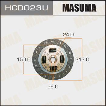 MASUMA HCD023U - Диск зчеплення autozip.com.ua