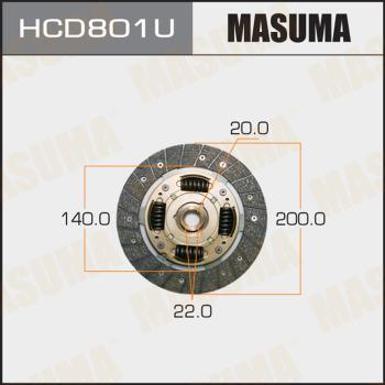 MASUMA HCD801U - Диск зчеплення autozip.com.ua