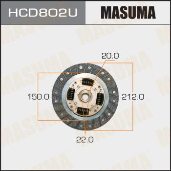 MASUMA HCD802U - Диск зчеплення autozip.com.ua