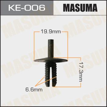 MASUMA KE-006 - Зажим, молдинг / захисна накладка autozip.com.ua