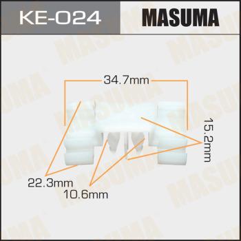 MASUMA KE-024 - Зажим, молдинг / захисна накладка autozip.com.ua