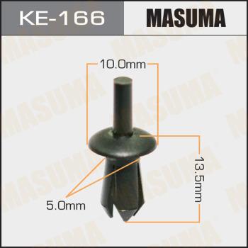 MASUMA KE-166 - Зажим, молдинг / захисна накладка autozip.com.ua