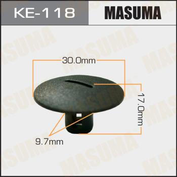 MASUMA KE-118 - Зажим, молдинг / захисна накладка autozip.com.ua