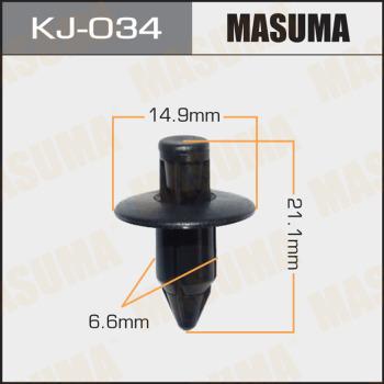 MASUMA KJ-034 - Зажим, молдинг / захисна накладка autozip.com.ua